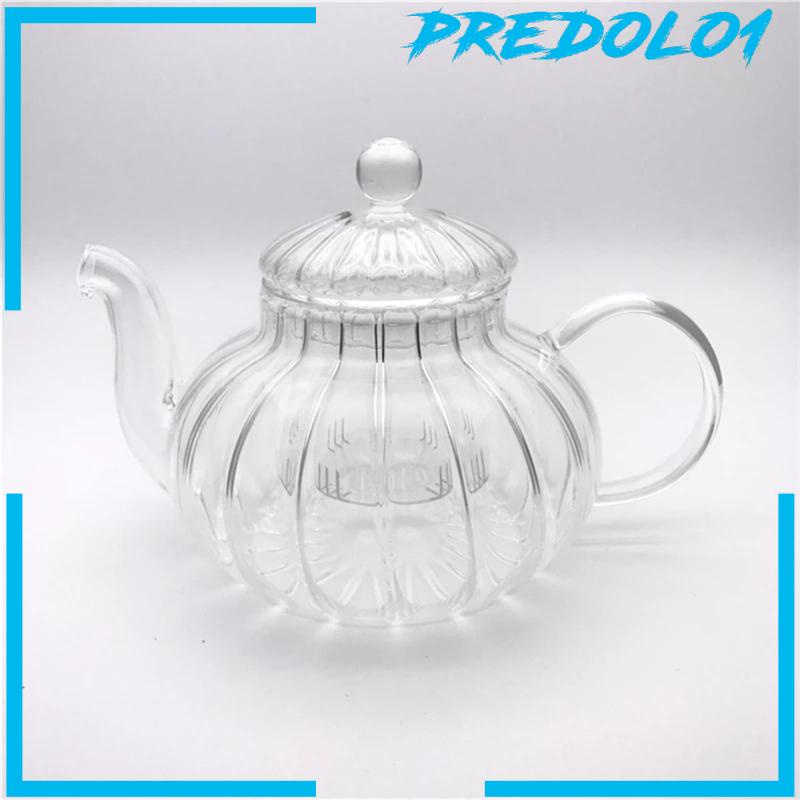[Predolo1] Teko Kaca Dengan Saringan Teh Untuk Mekar Dan Longgar Leaf Tea Maker