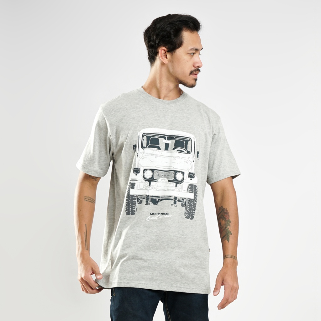 Mechanism Apparel T-Shirt Toyota Land Cruiser FJ40 MISTY Kaos Reguler T Shirt