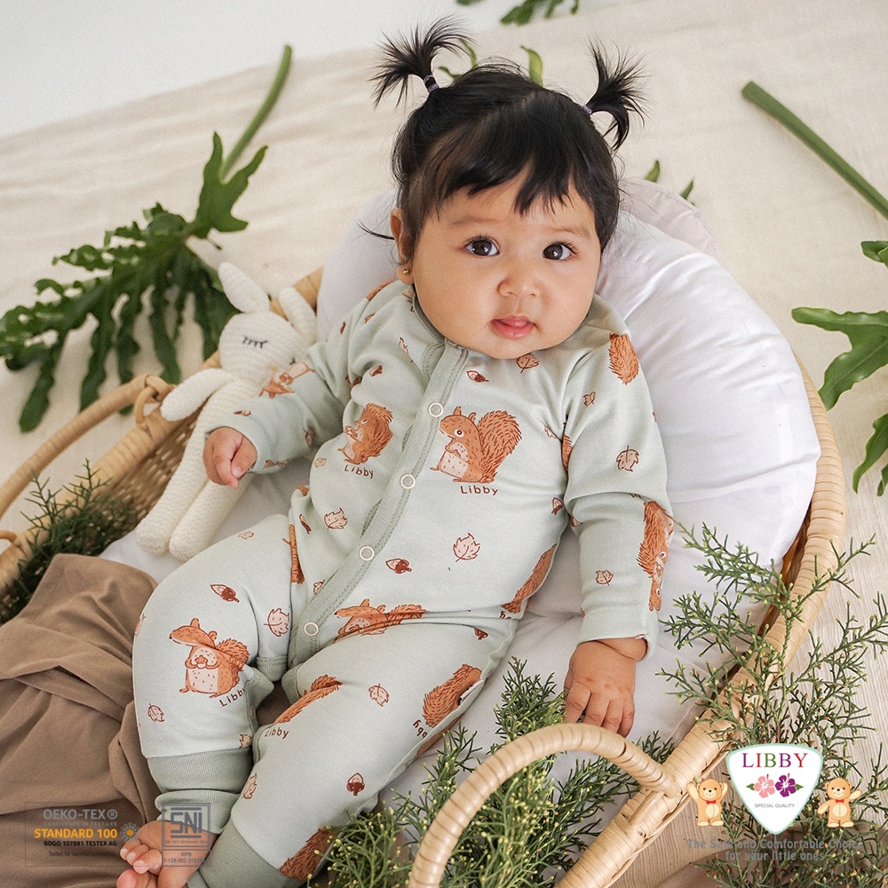 Libby Baby Premium Sleepsuit Motif Boy Piyama Bayi (1pc/pack)