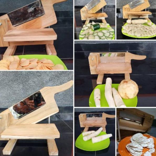 Menarik Alat pengiris pemotong keripik tempe singkong [ UKURAN JUMBO]