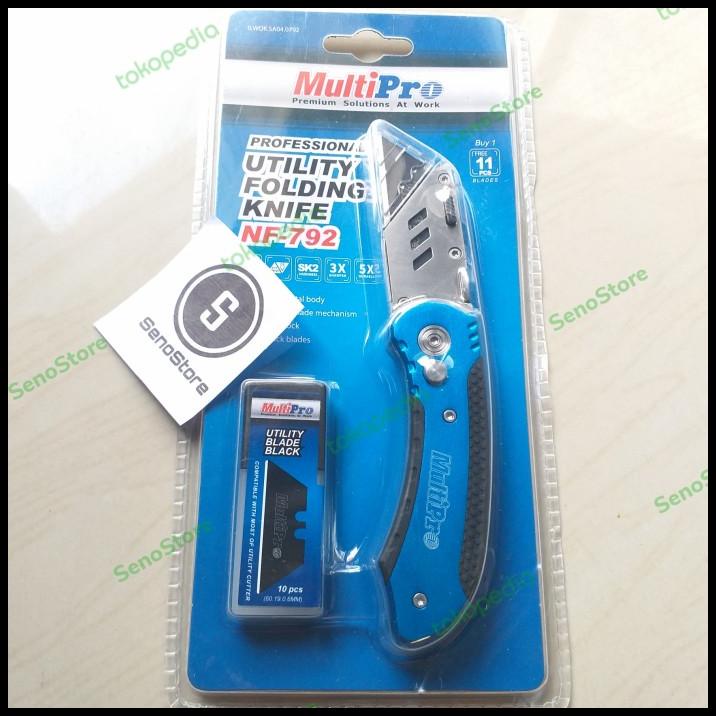 

Multipro Cutter Pisau Kater Professional Utility Folding Knife