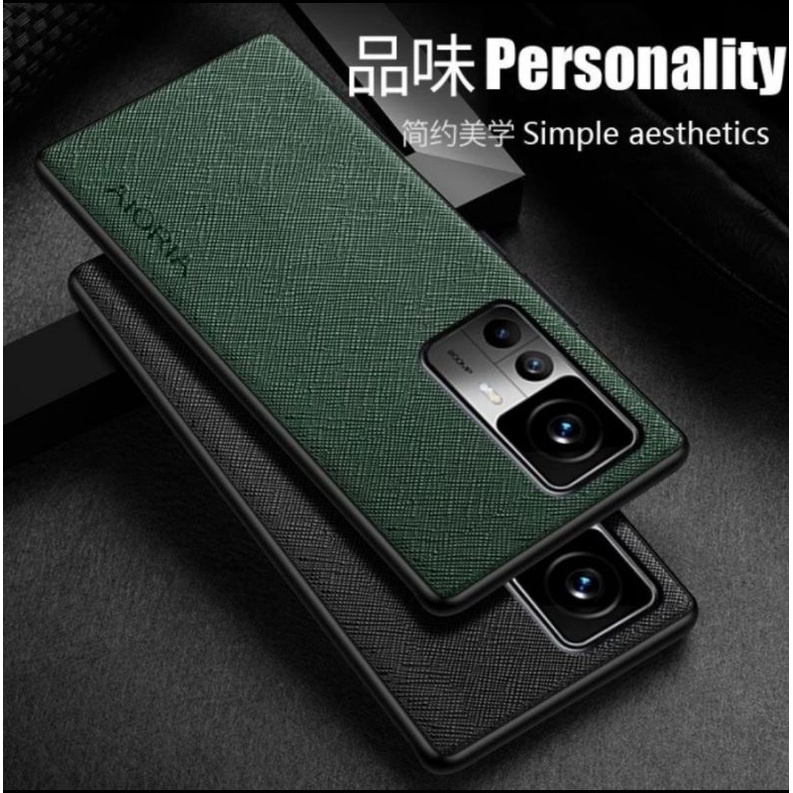 Xiaomi 12T Mi 12T PRO case canvas cross pattern premium case