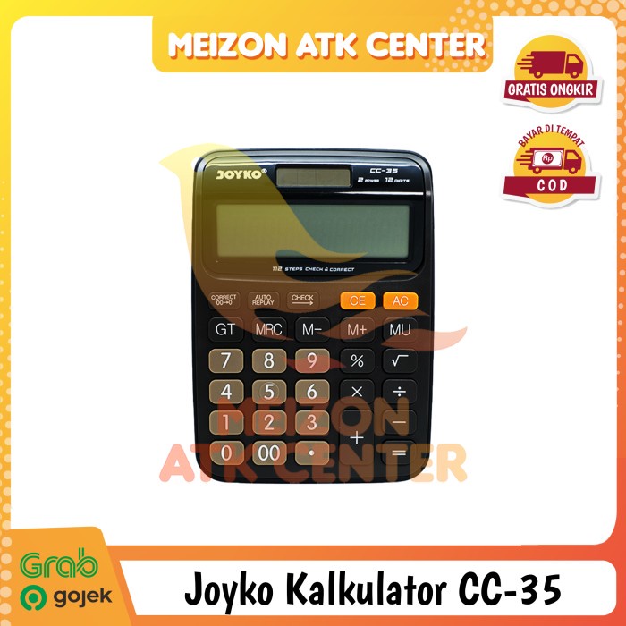 

CALCULATOR / KALKULATOR JOYKO CC-35 CC 35 / 12 DIGITS / CHECK CORRECT #ORIGINAL