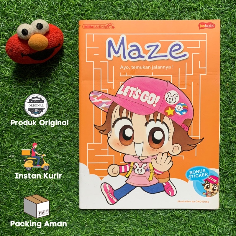 (Saturasi New) Miiko Activity Bonus Sticker - Buku Aktivitas Anak