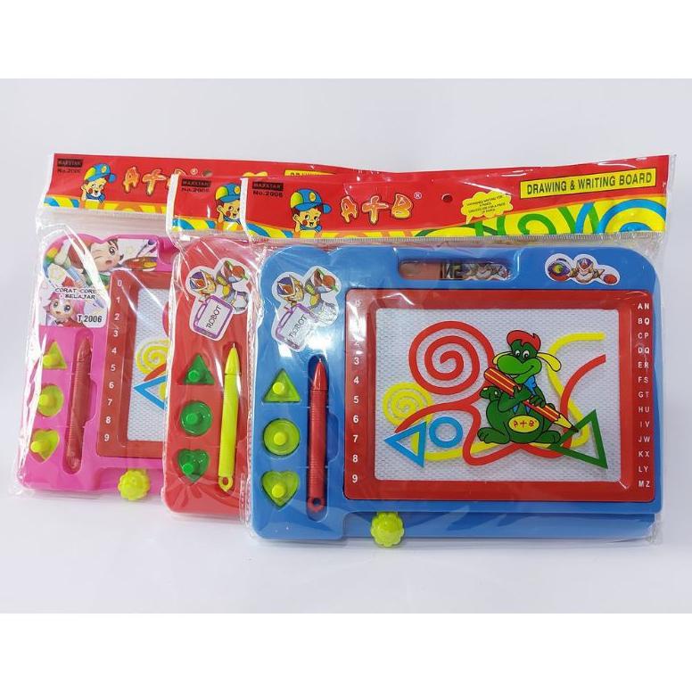

BISA COD PROMO (COD) Mainan Papan Tulis Magnet Anak / Papan Tulis Hapus / Drawing Board Magnetic Murah