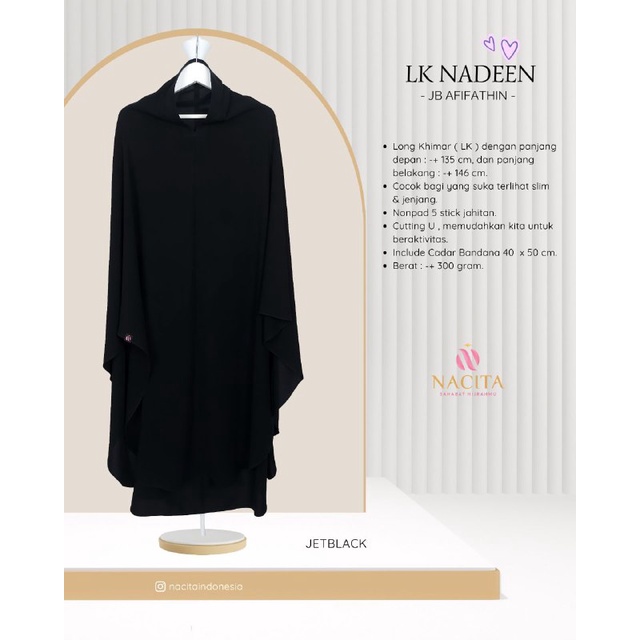 LK Nadeen Jetblack by. Nacita