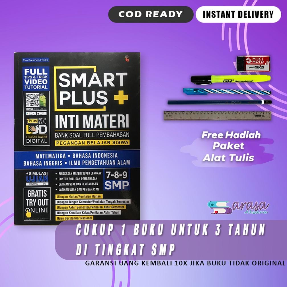 BISA COD BUKU PELAJARAN SMP BUKU BANK SOAL SMP SMART PLUS INTI MATERI FULL PEMBAHASAN KELAS 7 8 9