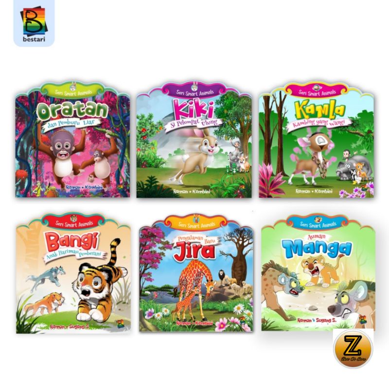 Buku Cerita Anak - Seri Smart Animals - Zikrul - Bestari