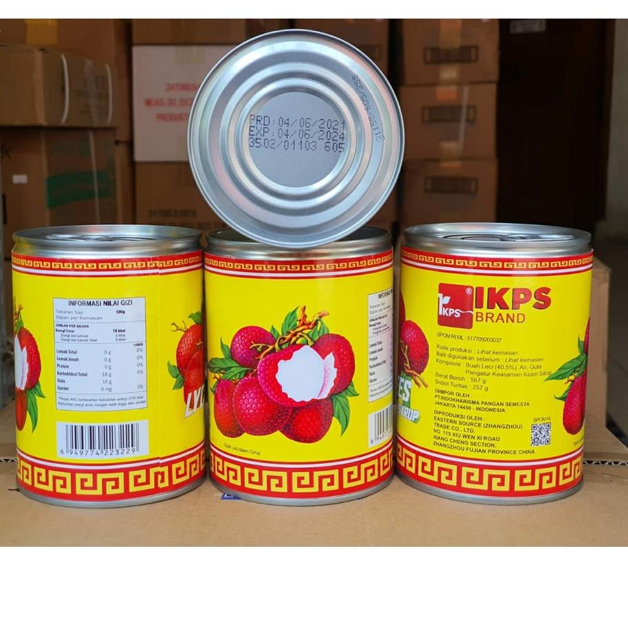 

PJX182 LYCHEE in Syrup / Buah Leci Kaleng 565g IKPS |