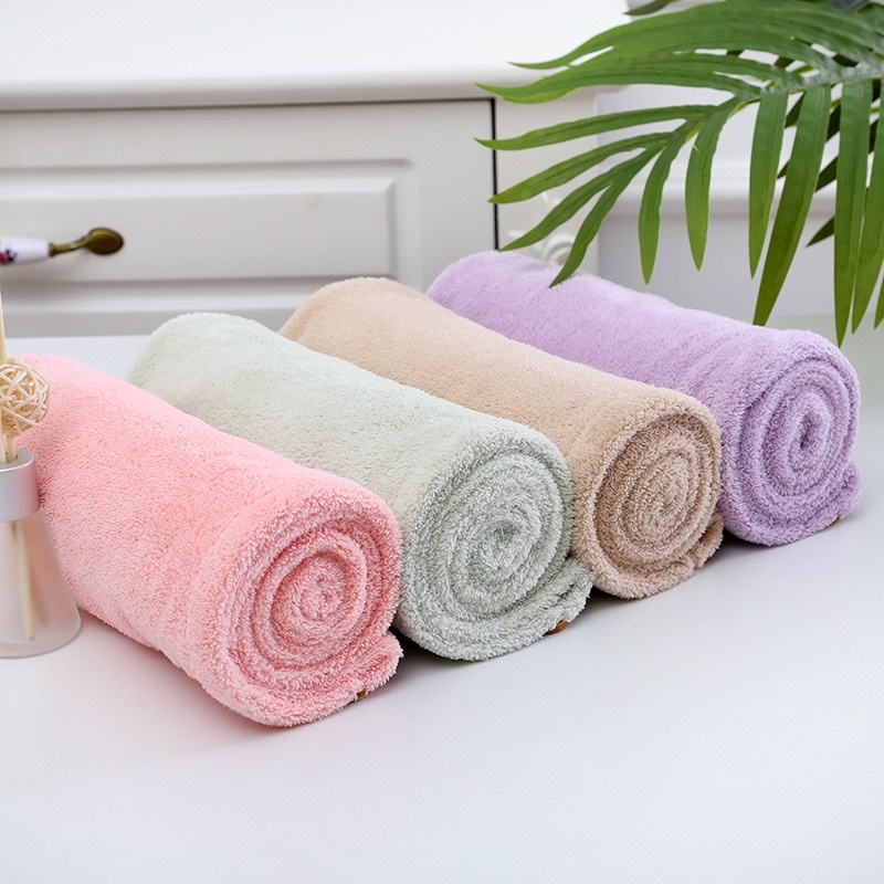 Evelyn Hair towel / Hair Towel Handuk Rambut Microfiber / Handuk Keramas Wanita Lembut Model Kancing / Pengering Rambut