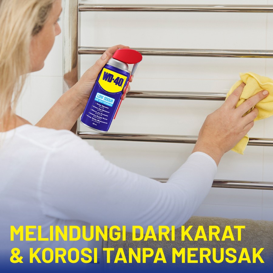 WD40 Low Odour 300 ml Smart Straw WD 40 300ml SmartStraw Odor sedotan pintar