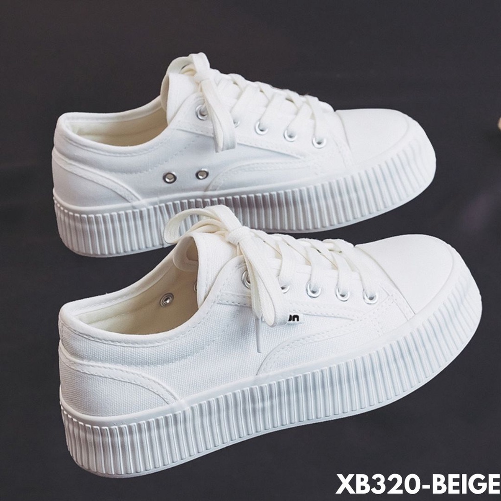 SEPATU SNEAKERS WANITA KECE BANGET LANGSUNG SPEK SELEB IMPORT BAHAN CANVAS B320