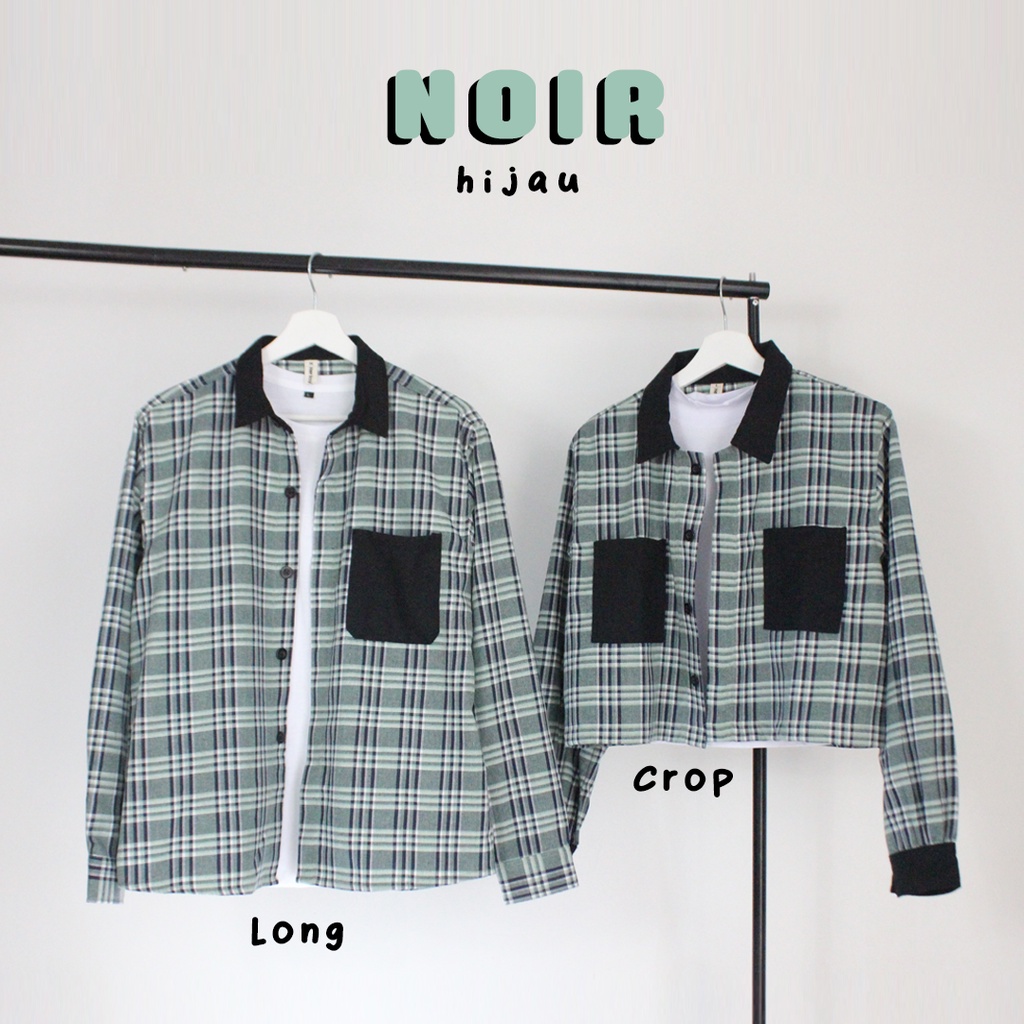 NOIR - Kemeja Flannel Couple