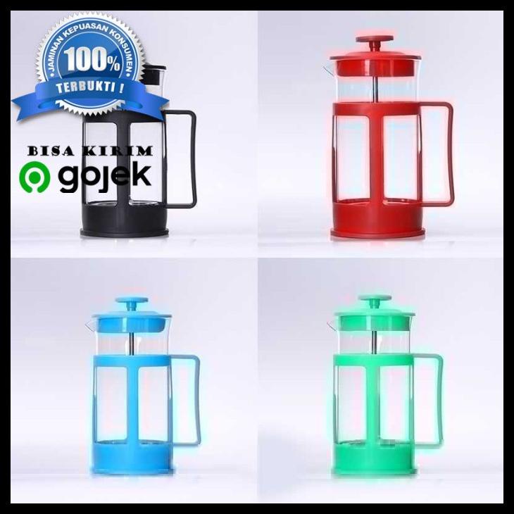 

Duolvqi French Press Coffee Maker Pot Bean Pattern - Kg73I