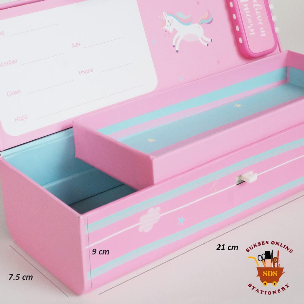 

[J-1O ✔] SOS Kotak Pensil Karton Kode D-3051/ Tempat Pensil / Pencil Case-terviral