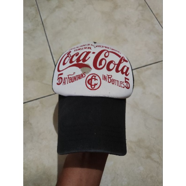 TOPI TRUCKER SNAPBACK COCA COLA