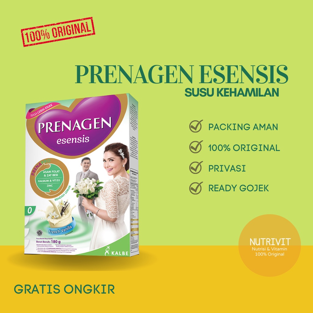 PRENAGEN ESENSIS 360 GRAM VANILA/COKLAT