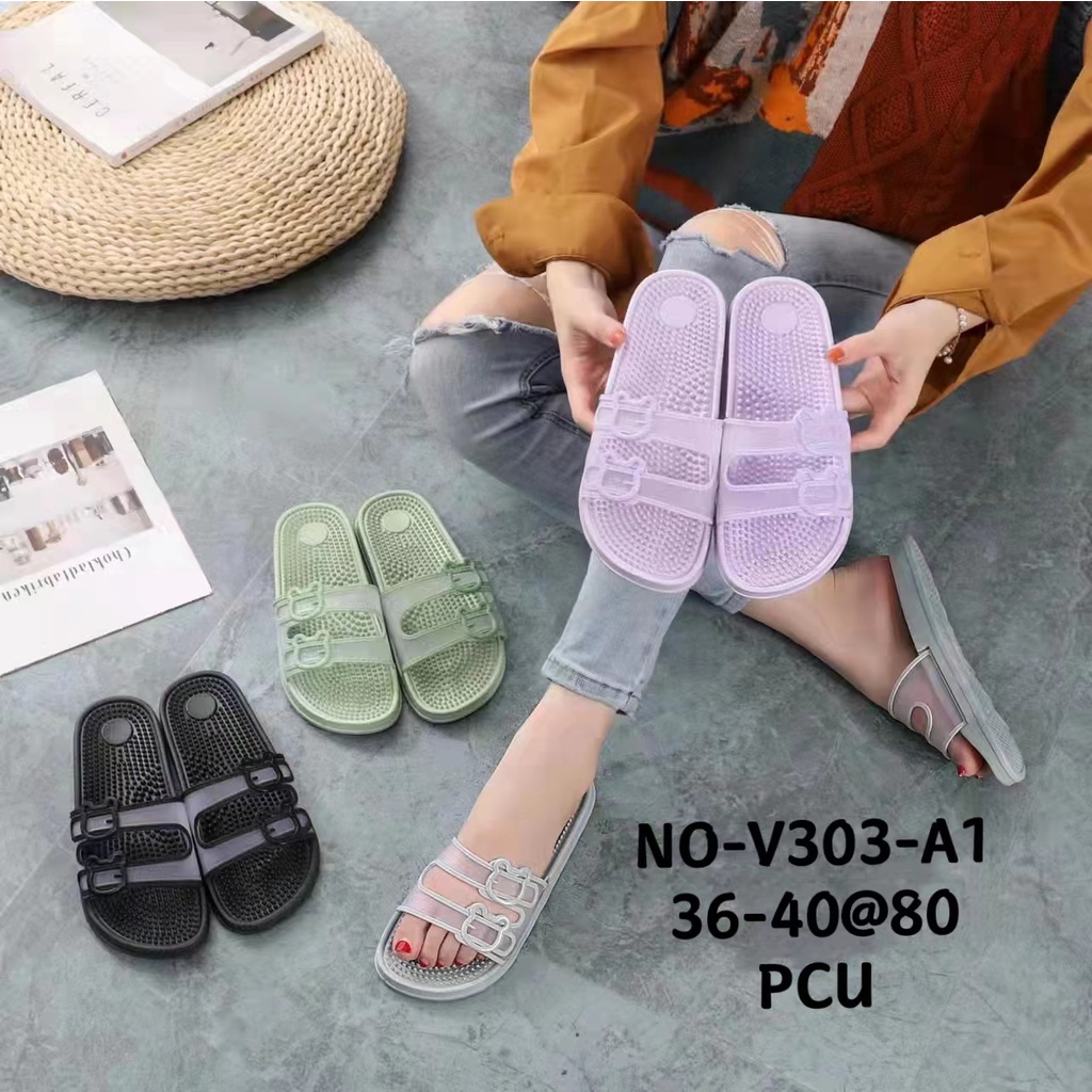 SANDAL KARET/ SANDAL JELLY/ SANDAL SLOP WANITA