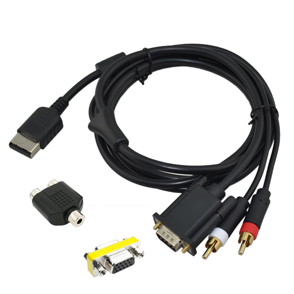 Kabel Av PS2 Ori / Kabel PS2 PS 2 ke tv / kabel PS2 ke tv full set / kabel jack ps 2 / Panjang 1.8 Meter - Kabel PS2 Ke Tv