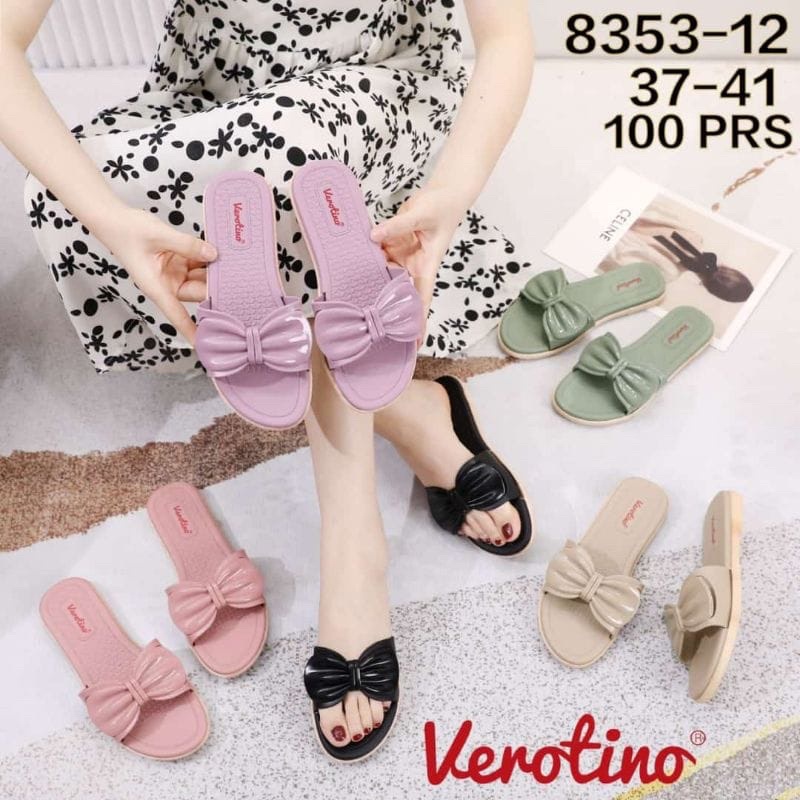 Sandal Jelly Verotino 8353 Sandal Slop Pita Terbaru