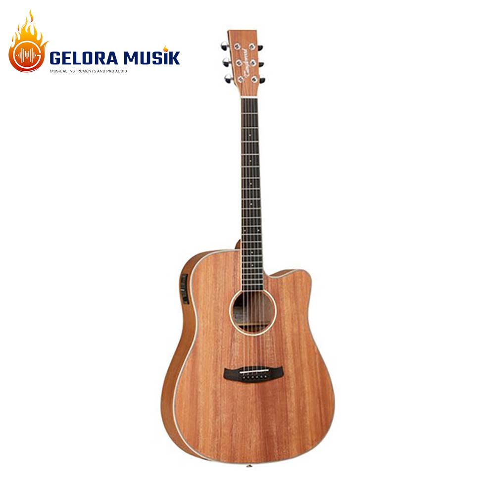 Gitar Akustik Elektrik Tanglewood Union Solid Top TWU DC E Nat W/Bag