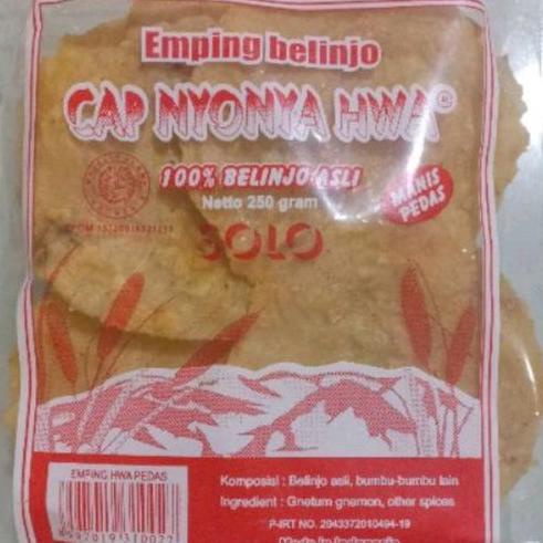 

(J-U5U)(✪) Emping mentah Ny Hwa SOLO pedas & manis viral