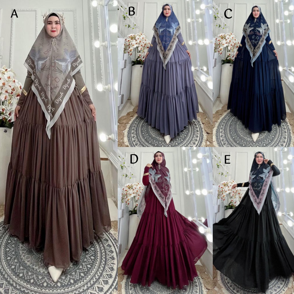 Gamis DIJAH 684  Original by DIJAH