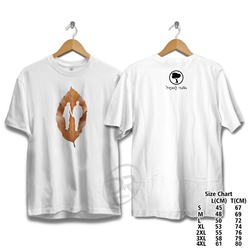 T-SHIRT KAOS PAYUNG TEDUH BAHAN KATUN COMBED / KAOS ANAK SENJA / KAOS AKAD PAYUNG TEDUH / KAOS DIAM 
