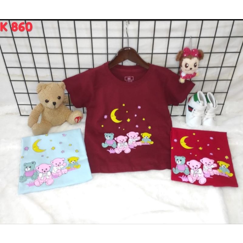 NEW KAOS ANAK K860 M BEAR / KAOS ANAK MURAH / KAOS MURAH