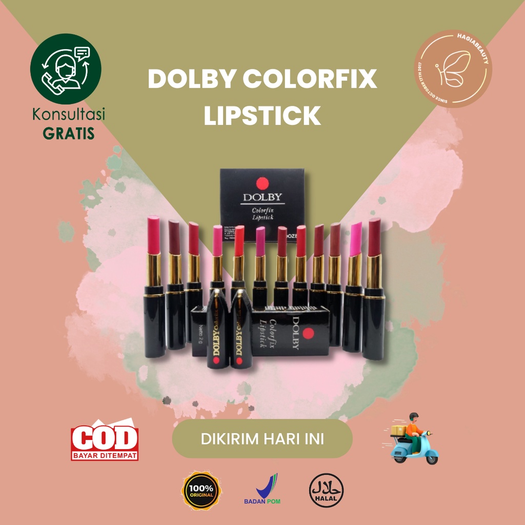 Bisa COD - Dolby Colorfix Lipstick 3000