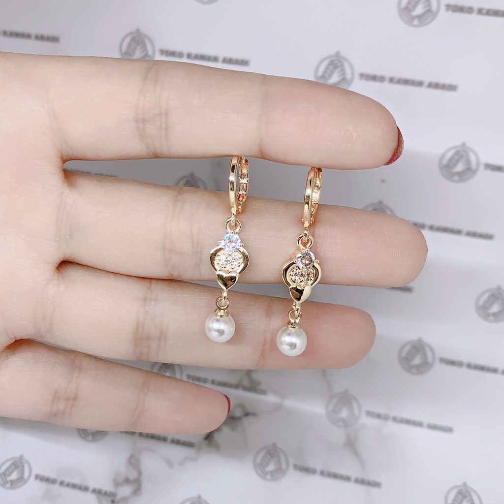 Anting Xuping Gold Perhiasan Fashion Wanita Model Star Ball jurai *40