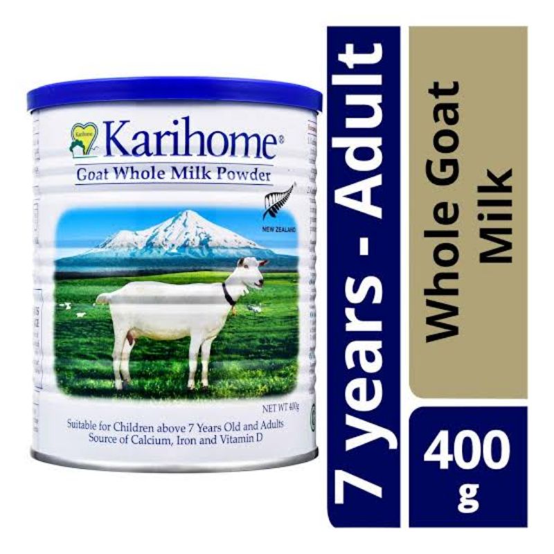 

KARIHOME SUSU KAMBING DEWASA ANAK 7 TAHUN KEATAS GOAT MILK POWDER ORIGINAL 400 GRAM