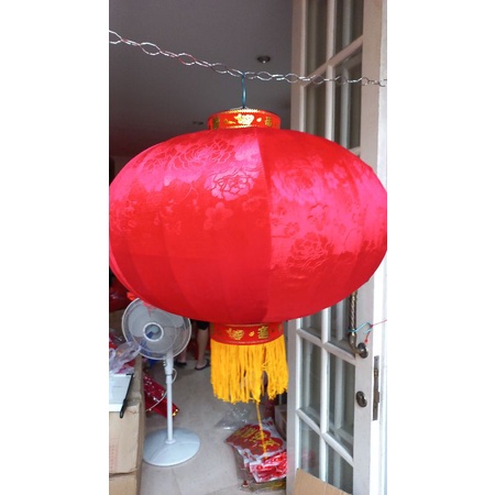 Lampion Beludru Jumbo / Lentera Kain Besar / Lantern