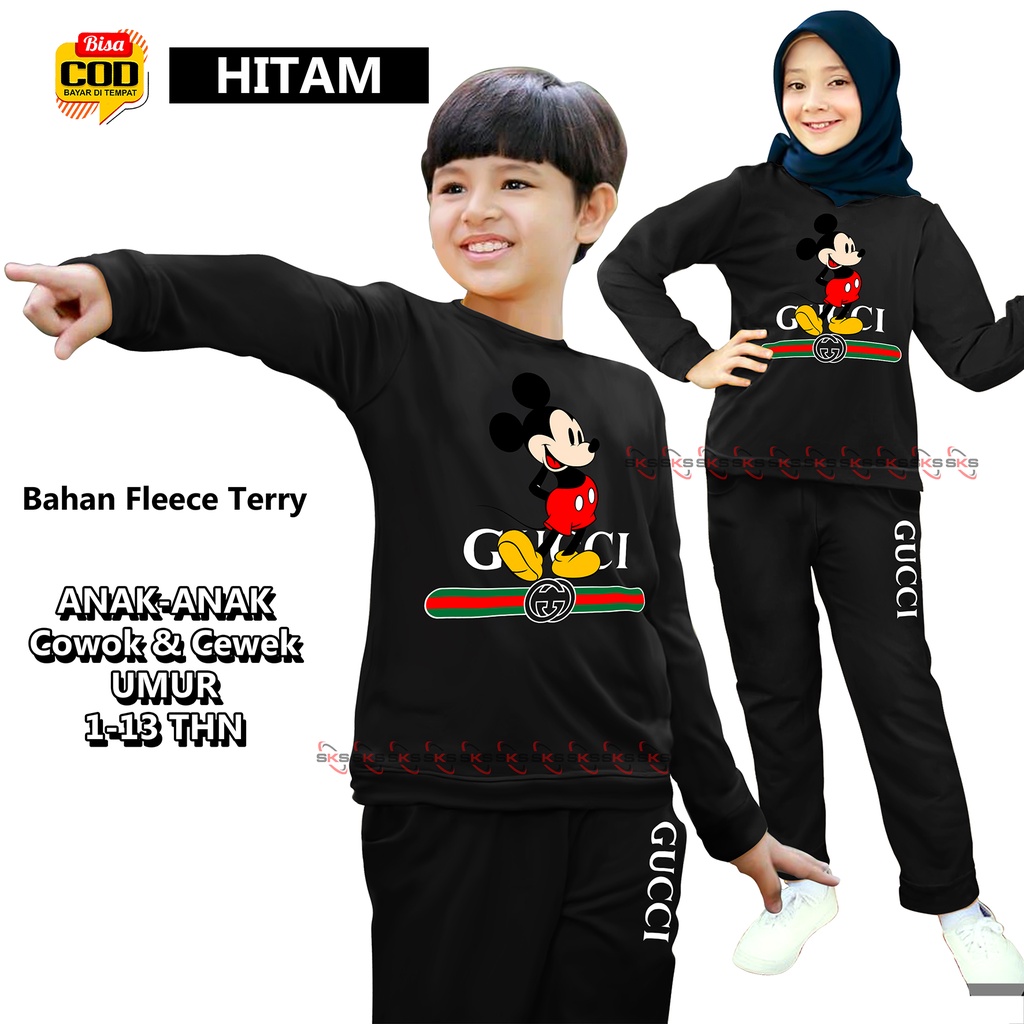 BISA COD &amp; GRATIS ONGKIR Top Model 0003 Setelan Anak-anak Setelan Olahraga Anak Training Lari Joging Sepeda Senam bisa untuk baju tidur bahan adem lembut tebal