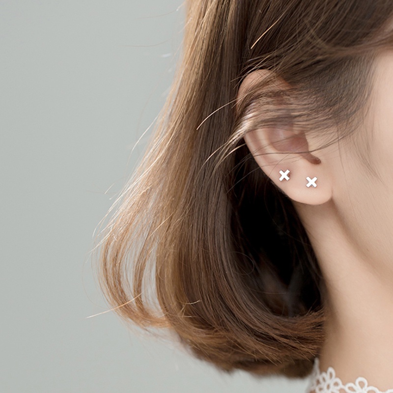 Papaozhu 6pasang Minimalis s925 Perak Bola Kecil Bintang Stud Anting Set Untuk Wanita Perempuan Hypoallergenic Anting-Anting Kecil Pick Gratis Pakaian Sehari-Hari Telinga Perhiasan
