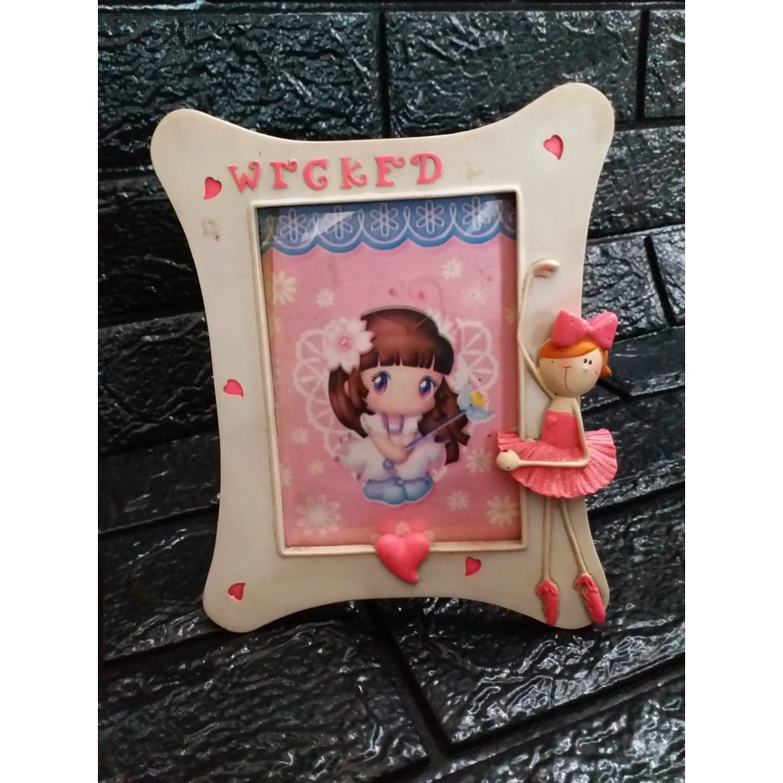 SALE!!! Pigura Frame Foto Ukuran 3R Bahan Plastik Photo Frame Unik Murah