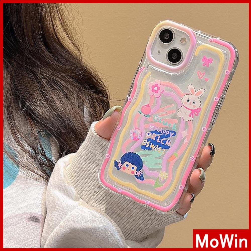 For iPhone 14 Pro Max iPhone Case Clear Case TPU Soft Case Airbag Reinforced Shockproof Cute Cartoon Compatible with iPhone 13 Pro Max iPhone 12 Pro Max 11 7Plus 8Plus 6Plus XR xs