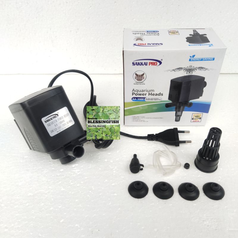 Pompa Celup Sakkai Pro AA-3000 Power Head Aquarium Pompa Aquarium Celup AA-3000 PowerHead Aquarium A