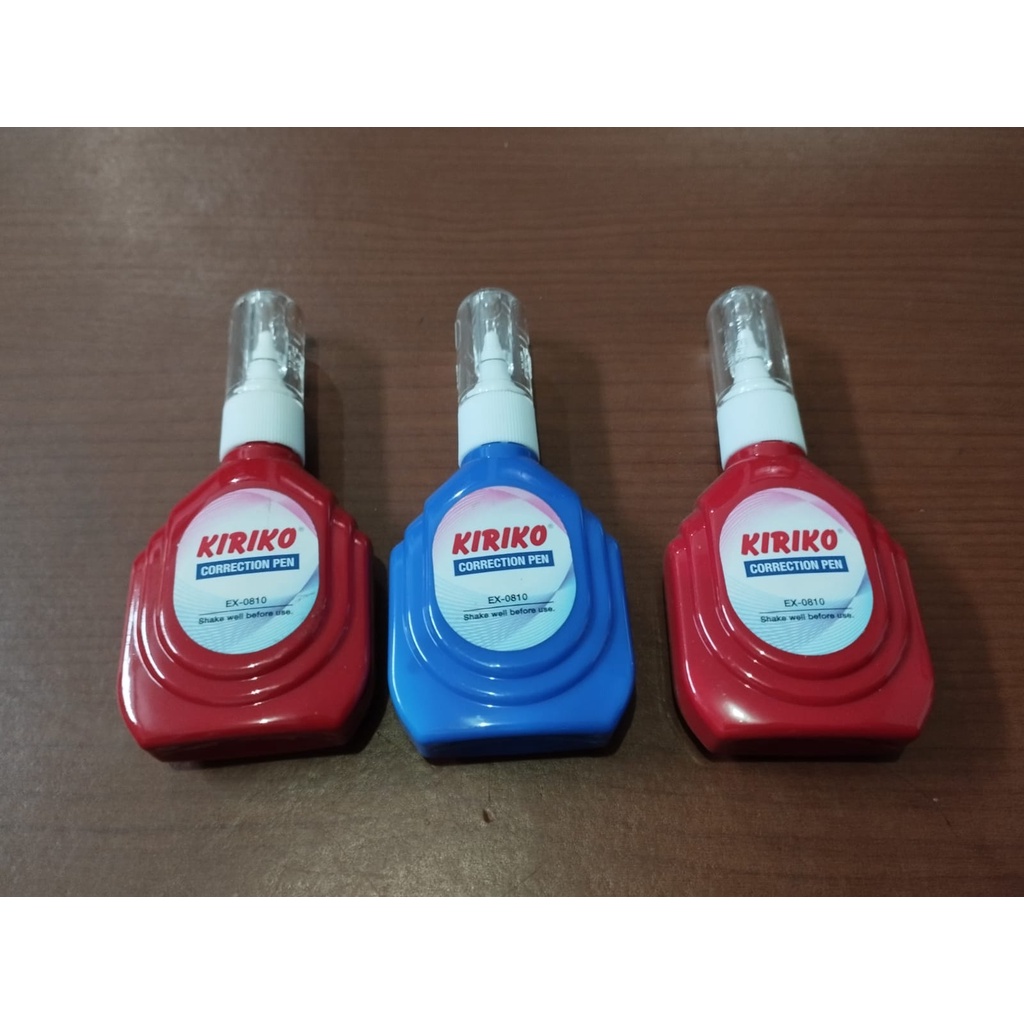 

TIPE X KIRIKO/ CORECTION PEN KIRIKO/ TIPE-X CAIR/TIPE-X BOTOL [LUSIN]