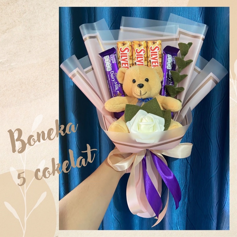 

Promo 7.7 BUKET BONEKA COKELAT SILVERQUEEN DAIRYMILK REALPICT // BUKET HADIAH ULANGTAHUN