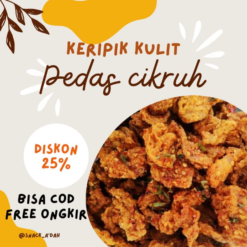 

Keripik Kulit Pedas Daun Jeruk Purut