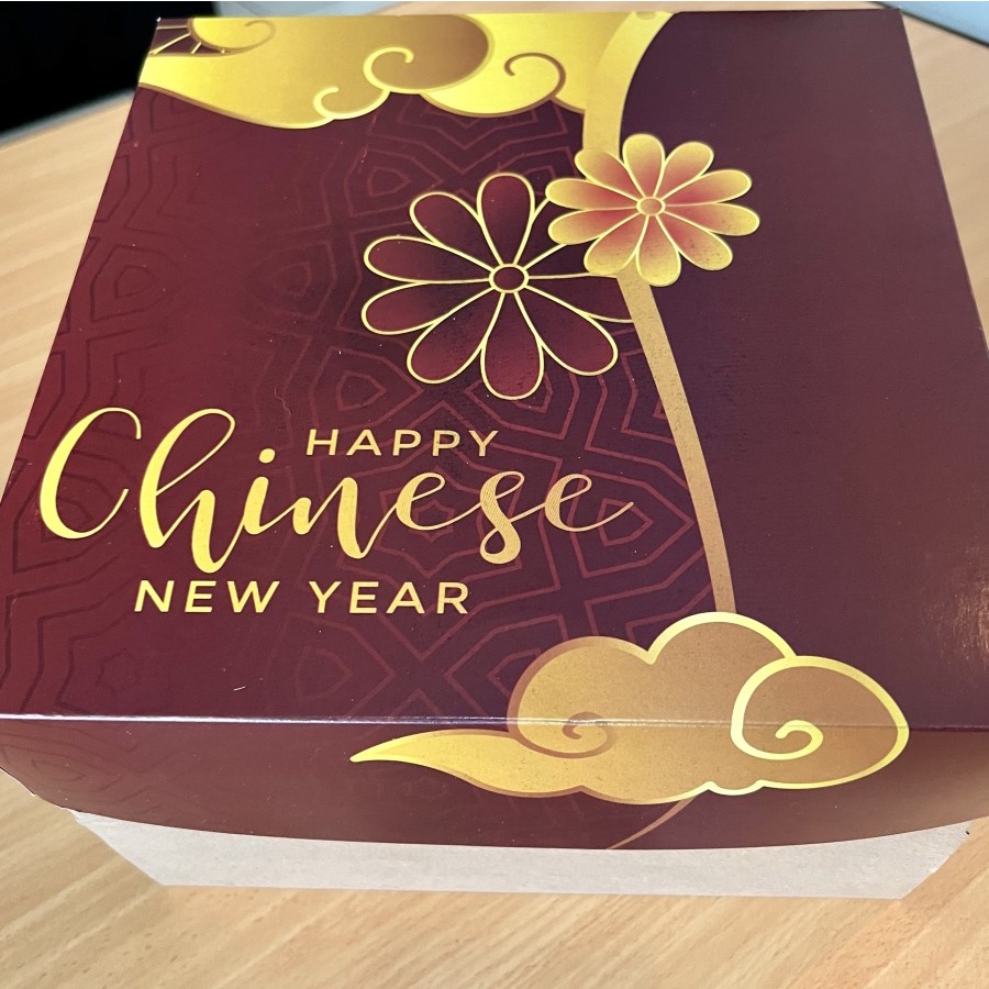 

Cake box imlek dus imlek Box Hampers Chinese New Year Dus Pudding CNY Box Kue Tart Ukuran 25x25 cm