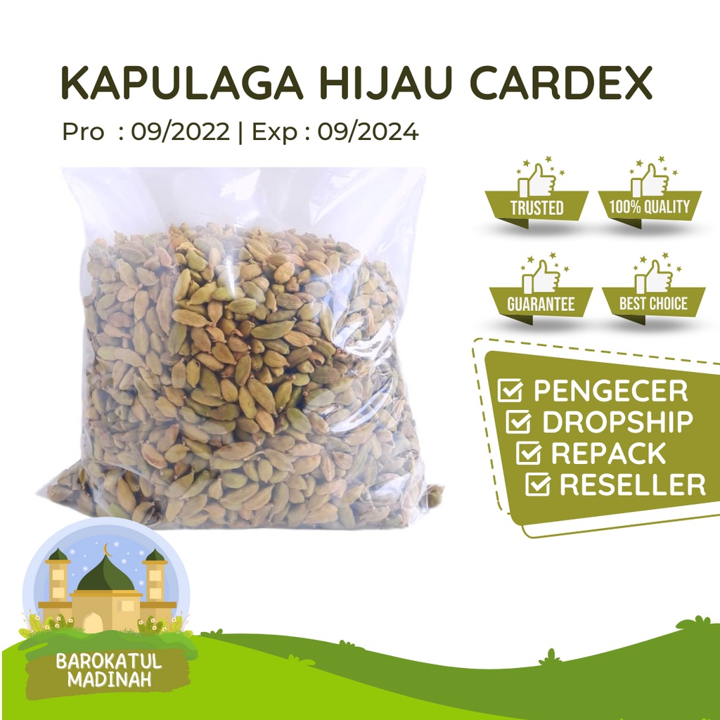 Jual Kapulaga Hijau Cardex Made In Guatemala Amerika Kapolaga Import Gr Kg Kg Cardamom