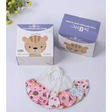 MASKER DUCKBILL ANAK MOTIF LUCU 1BOX ISI 50 MOTIF CEWEK COWOK