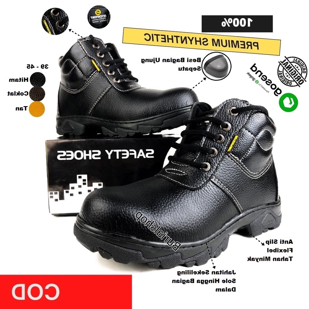 Safety safety Safety Safety Boot Original Septi Pria Ujung Besi Sefty Shoes Septy Proyek Cowok Lapangan Terbaru BS Safety