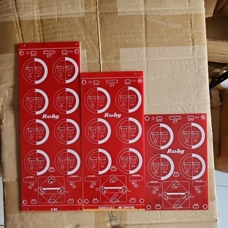 pcb elco merah 4elco 6elco 8elco semi fiber