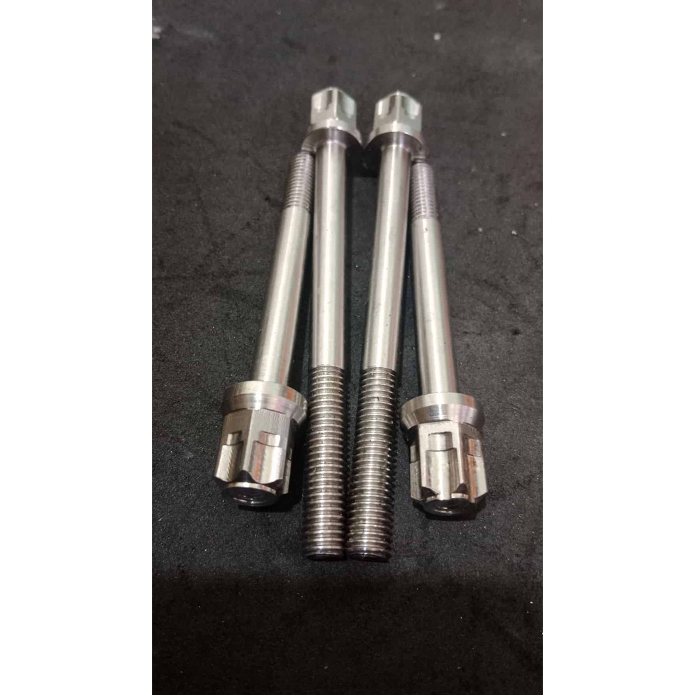 As roda depan stainless pnp shock depan ninja (model mur baru)1set ya