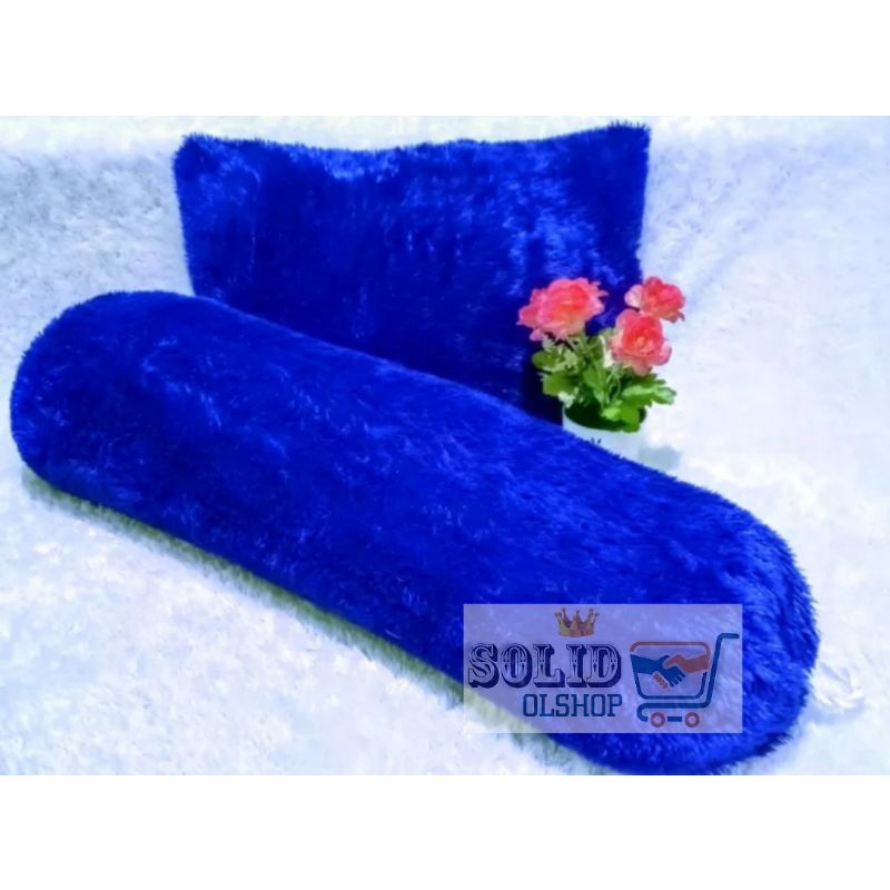 1 set sarung bantal dan guling polos/ Sarung bantal dan sarung guling polos