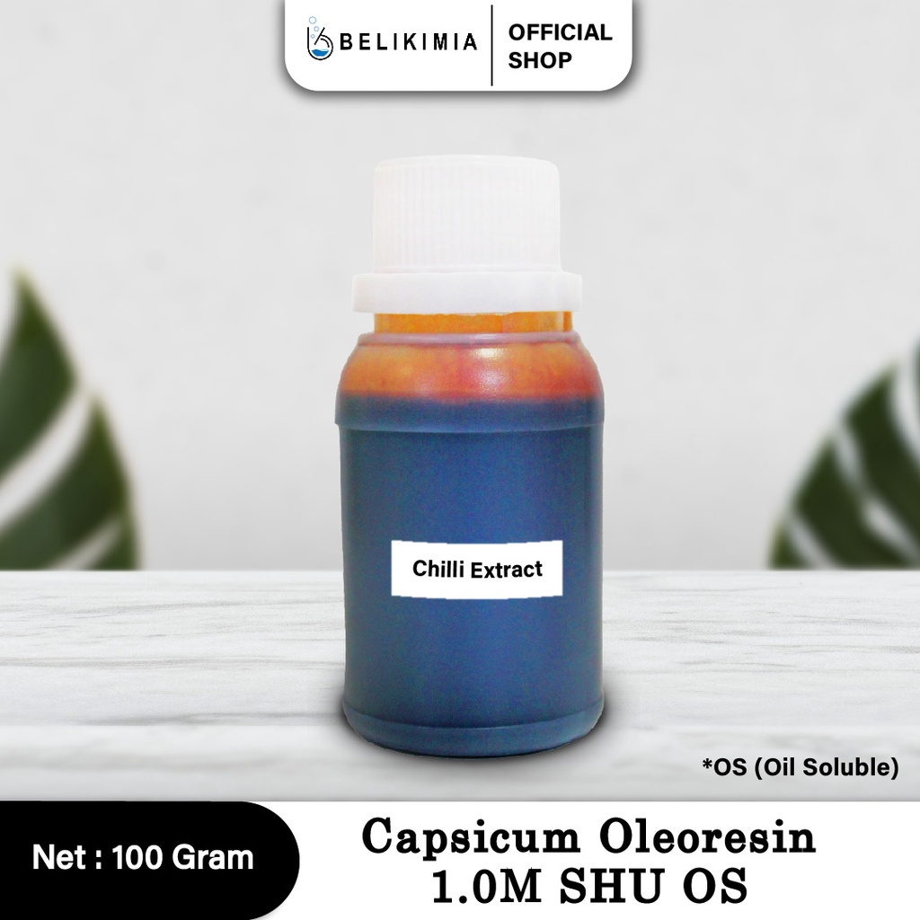 Capsicum Oleoresin 1 Juta SHU Oil Soluble / Ekstrak Cabai / Chilli Extract - 100 Gram