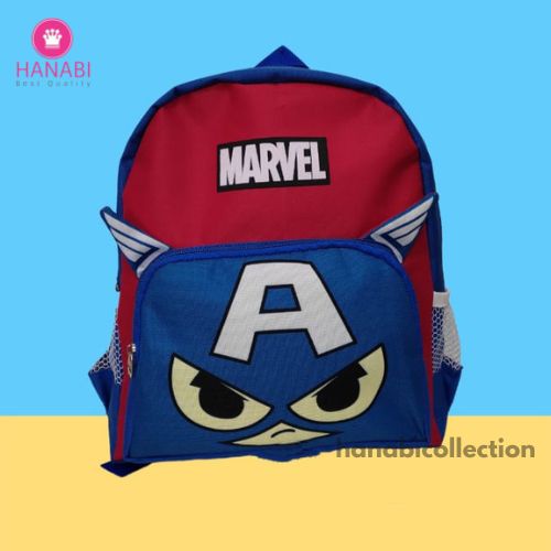 HANABI-tas ransel anak MARVEL tas sekolah tas paud tas tk tas anak laki-laki